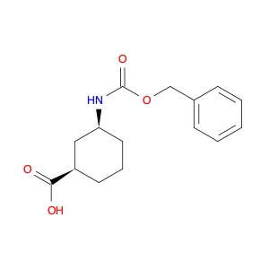 (1R,3S)-3-(Carbobenzoxyamino)cyclohexanecarboxylic Acid