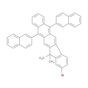 2-Bromo-13,13-dimethyl-6,11-di(naphthalen-2-yl)-13H-indeno[1,2-b]anthracene