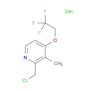 2-(Chloromethyl)-3-methyl-4-(2,2,2-trifluoroethoxy)pyridine, HCl