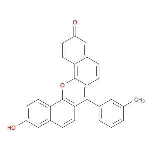 Spiro[7H-dibenzo[c,h]xanthene-7,1'(3'H)-isobenzofuran]-ar'-carboxylic acid, 3,11-dihydroxy-3'-oxo-