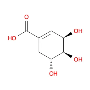 1-Cyclohexene-1-carboxylic acid, 3,4,5-trihydroxy-, (3R,4S,5R)-