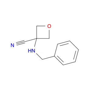 3-(Benzylamino)oxetane-3-carbonitrile