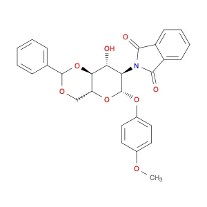4-Methoxyphenyl 4,6-o-benzylidene-2-deoxy-2-phthalimido-β-d-glucopyranoside