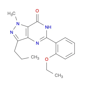 7H-Pyrazolo[4,3-d]pyrimidin-7-one, 5-(2-ethoxyphenyl)-1,6-dihydro-1-methyl-3-propyl-
