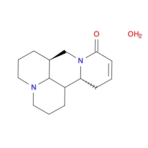 Matridin-15-one, 13,14-didehydro-, monohydrate (9CI)