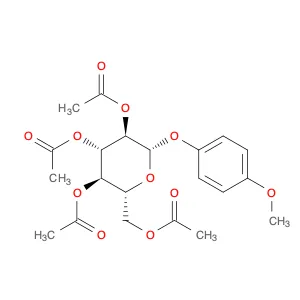 β-D-Glucopyranoside, 4-methoxyphenyl, 2,3,4,6-tetraacetate