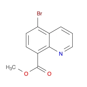 8-Quinolinecarboxylic acid, 5-bromo-, methyl ester