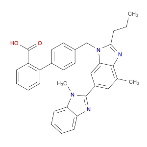 4'-​[(1,​4'-​Dimethyl-​2'-​propyl[2,​6'-​bi-​1H-​benzimidazol]​-​1'-​yl)​methyl]​[1,​1'-​biphenyl]…
