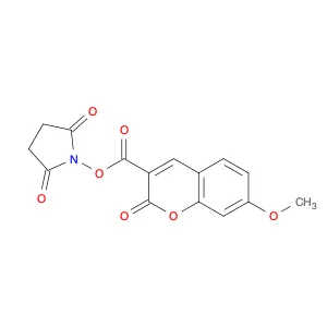 2,5-Dioxo-1-pyrrolidinyl 7-methoxy-2-oxo-2H-1-benzopyran-3-carboxylate