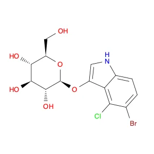 (2S,3R,4S,5S,6R)-2-((5-Bromo-4-chloro-1H-indol-3-yl)oxy)-6-(hydroxymethyl)tetrahydro-2H-pyran-3,4,…