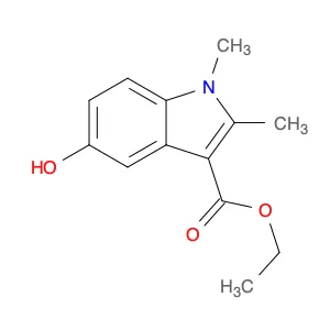 1H-Indole-3-carboxylic acid, 5-hydroxy-1,2-dimethyl-, ethyl ester