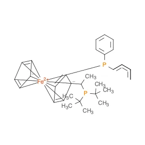 Ferrocene, 1-[(1R)-1-[bis(1,1-dimethylethyl)phosphino]ethyl]-2-(diphenylphosphino)-, (2R)-
