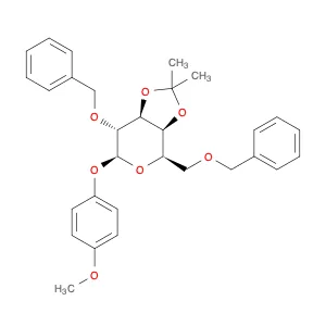 β-D-Galactopyranoside, 4-methoxyphenyl 3,4-O-(1-methylethylidene)-2,6-bis-O-(phenylmethyl)-