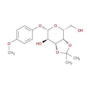 4-Methoxyphenyl 3,4-o-isopropylidene-β-d-galactopyranoside