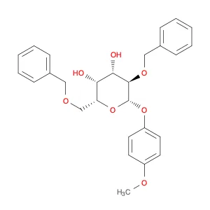 β-D-Galactopyranoside, 4-methoxyphenyl 2,6-bis-O-(phenylmethyl)-