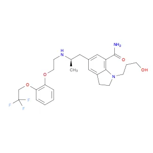 (-)-1-(3-Hydroxypropyl)-5-[(2R)-2-[[2-[2-(2,2,2-trifluoroethoxy)phenoxy]ethyl]amino]propyl]-2,3-di…