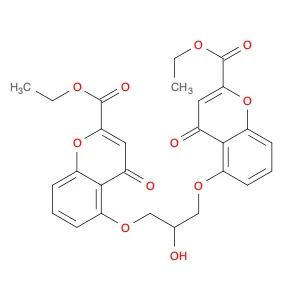 Diethyl 5,5'-((2-hydroxypropane-1,3-diyl)bis(oxy))bis(4-oxo-4H-chromene-2-carboxylate)