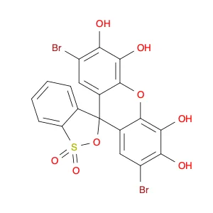 2',7'-Dibromo-3',4',5',6'-tetrahydroxyspiro[benzo[c][1,2]oxathiole-3,9'-xanthene] 1,1-dioxide