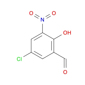 Benzaldehyde, 5-chloro-2-hydroxy-3-nitro-
