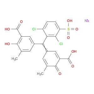 Benzoic acid, 5-​[(3-​carboxy-​5-​methyl-​4-​oxo-​2,​5-​cyclohexadien-​1-​ylidene)​(2,​6-​dichloro…