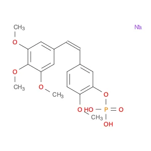 Phenol, 2-methoxy-5-[(1Z)-2-(3,4,5-trimethoxyphenyl)ethenyl]-, 1-(dihydrogen phosphate), sodium sa…