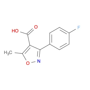 4-Isoxazolecarboxylic acid, 3-(4-fluorophenyl)-5-methyl-