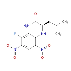 Pentanamide, 2-[(5-fluoro-2,4-dinitrophenyl)amino]-4-methyl-, (2R)-