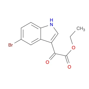 1H-Indole-3-acetic acid, 5-bromo-α-oxo-, ethyl ester