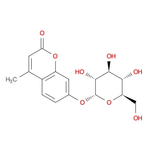 2H-1-Benzopyran-2-one, 7-(α-D-glucopyranosyloxy)-4-methyl-