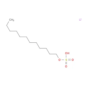 Sulfuric acid, monododecyl ester, lithium salt (1:1)