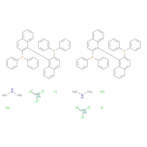 Dimethylammonium dichlorotri(μ-chloro)bis[(S)-(-)-2,2'-bis(diphenylphosphino)-1,1'-binaphthyl]diru…