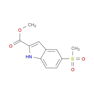 Methyl 5-(methylsulfonyl)-1H-indole-2-carboxylate