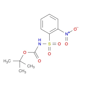 Carbamic acid, N-[(2-nitrophenyl)sulfonyl]-, 1,1-dimethylethyl ester