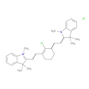 3H-Indolium, 2-[2-[2-chloro-3-[2-(1,3-dihydro-1,3,3-trimethyl-2H-indol-2-ylidene)ethylidene]-1-cyc…