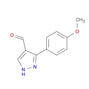 1H-Pyrazole-4-carboxaldehyde, 3-(4-methoxyphenyl)-