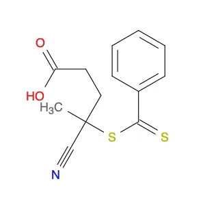 Pentanoic acid, 4-cyano-4-[(phenylthioxomethyl)thio]-