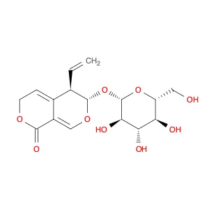 1H,3H-Pyrano[3,4-c]pyran-1-one, 5-ethenyl-6-(β-D-glucopyranosyloxy)-5,6-dihydro-, (5R,6S)-