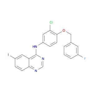 4-Quinazolinamine, N-[3-chloro-4-[(3-fluorophenyl)methoxy]phenyl]-6-iodo-