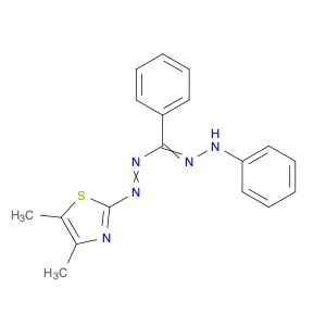 3,5-Diphenyl-1-(4,5-dimethyl-2-thiazolyl)formazan