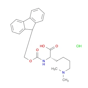 L-Lysine, N2-[(9H-fluoren-9-ylmethoxy)carbonyl]-N6,N6-dimethyl-, hydrochloride (1:1)