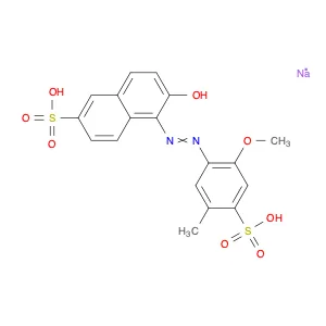 2-Naphthalenesulfonic acid, 6-hydroxy-5-[2-(2-methoxy-5-methyl-4-sulfophenyl)diazenyl]-, sodium sa…