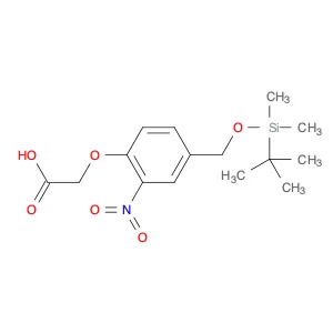 2-[4-(tert-Butyldimethylsilyloxymethyl)-2-nitrophenoxy]acetic Acid
