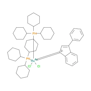 Bis(tricyclohexylphosphine)-3-phenyl-1H-inden-1-ylideneruthenium(IV) dichloride