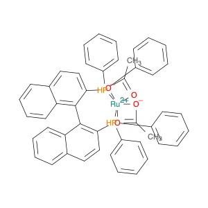 (OC-6-22)-Bis(acetato-κO,κO')[(1R)-[1,1'-binaphthalene]-2,2'-diylbis[diphenylphosphine-κP]]rutheni…