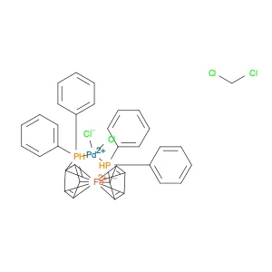 1,1'-Bis(diphenylphosphino)ferrocene-palladium(II)dichloride dichloromethane complex