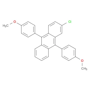 9,10-Bis(4-methoxyphenyl)-2-chloroanthracene