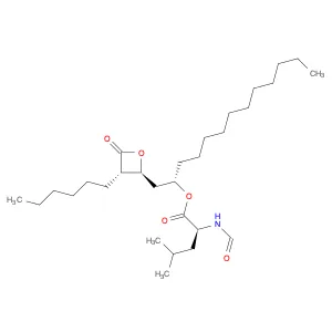 (2S)-1-[(2S,3S)-3-hexyl-4-oxooxetan-2-yl]tridecan-2-yl (2S)-2-formamido-4-methylpentanoate