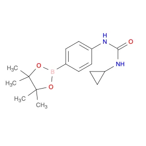 1-Cyclopropyl-3-(4-(4,4,5,5-tetramethyl-1,3,2-dioxaborolan-2-yl)phenyl)urea