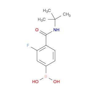 N-t-Butyl 4-borono-2-fluorobenzamide