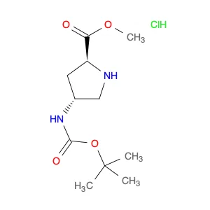 Methyl (2S,4R)-4-Boc-aminopyrrolidine-2-carboxylate hydrochloride